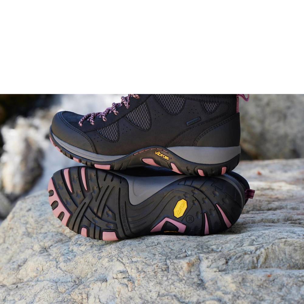 NEW DANSKO women's perrin hiking boots in black milled - Picture 7 of 8